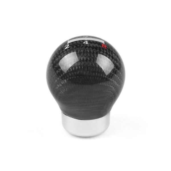 Universal Car Carbon Fiber Gear Shift Knob, 5-speed - Image 2