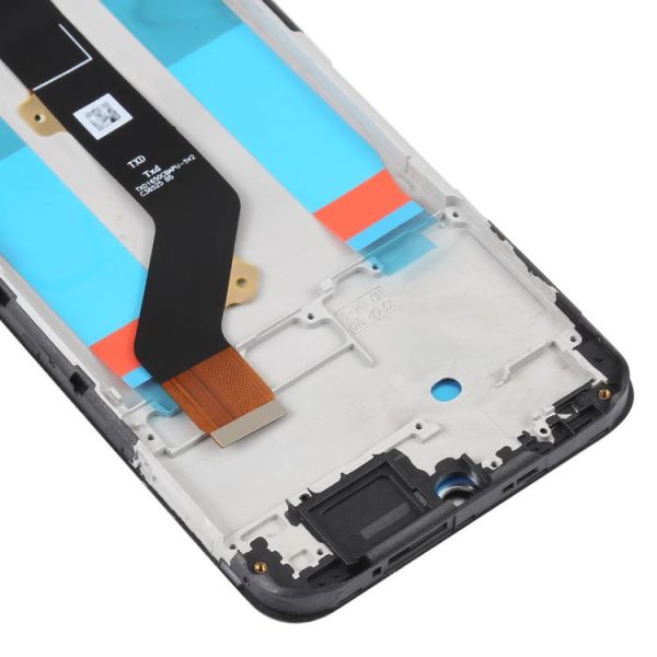 OEM LCD Screen For Tecno Spark 7 Digitizer Full Assembly with Frame - Image 3