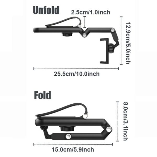 Multifunctional Car Sun Visor Rear Seat Mobile Phone Holder (Grey) - Image 6
