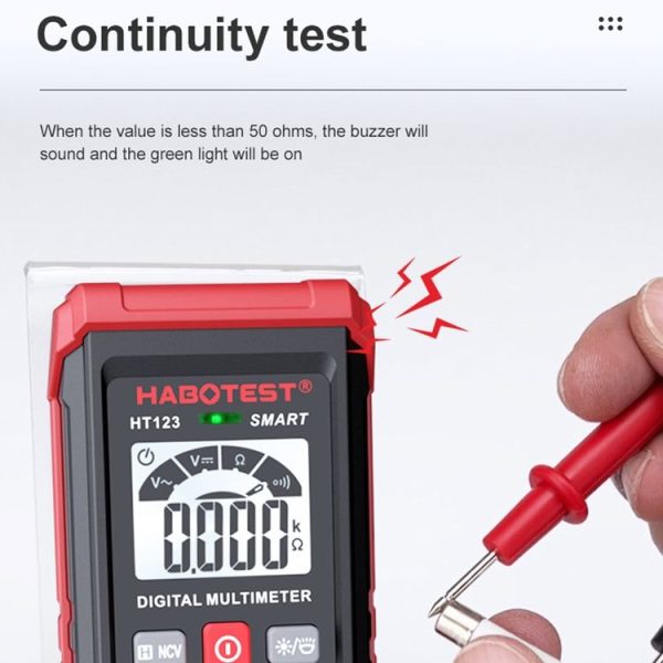HABOTEST HT123 Mini High-precision Digital Multimeter - Image 3