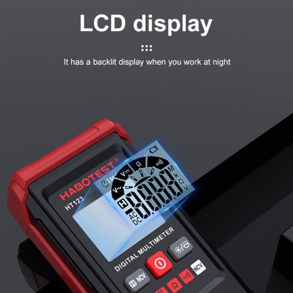 HABOTEST HT123 Mini High-precision Digital Multimeter - Image 8