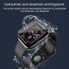 Apple Watch Series SE 2&6&SE&5&4 44mm 2pcs Silicone Watch Band with 2pcs Soft Film (Black Grey) - Image 7