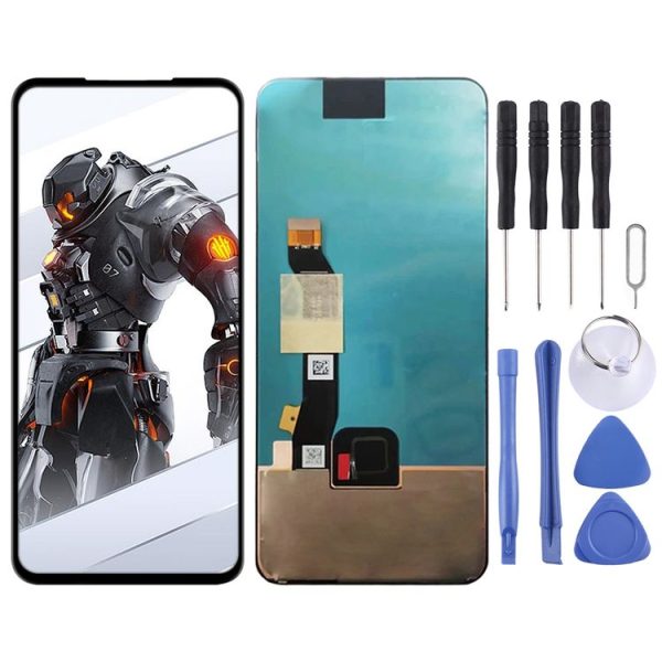 AMOLED LCD Screen For ZTE Nubia Red Magic 7S Pro NX709S with Digitizer Full Assembly (Black)