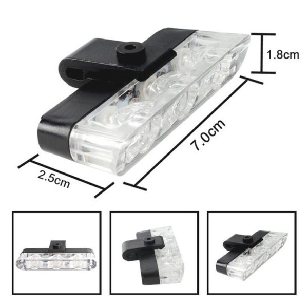 4 in 1 Car 12LEDs Grille Flash Lights Warning Lights with Wireless Remote Control, Color: Yellow - Image 3