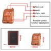 4 in 1 Car 12LEDs Grille Flash Lights Warning Lights with Wireless Remote Control, Color: Yellow - Image 5