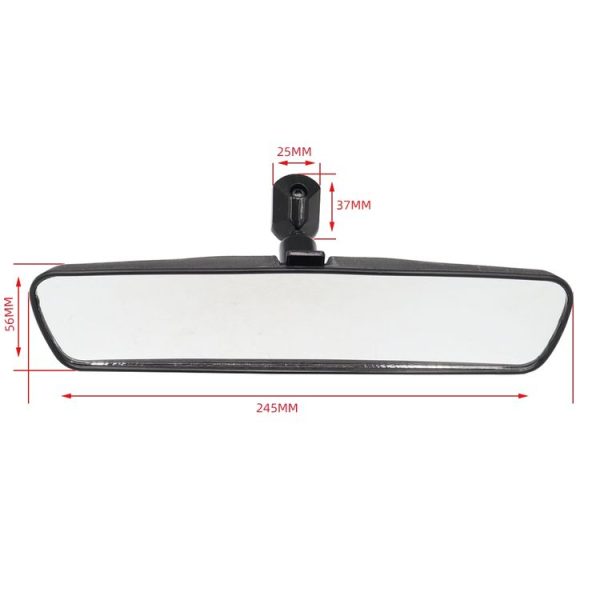 10 inch Car Modified Large Field View Reflective Auxiliary Rearview Mirror - Image 4