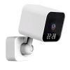 DP27 1080P Clock Plug Card WiFi Camera, Support Two-way Voice Intercom & Mobile Monitoring, Specification: EU Plug (White) - Image 2