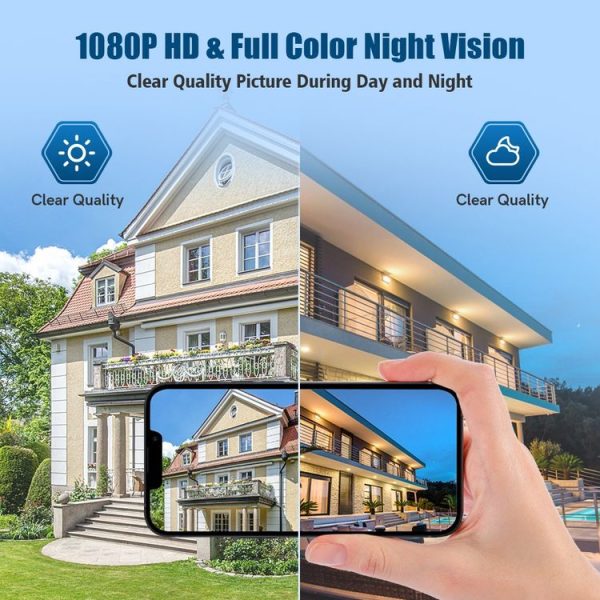 DP27 1080P Clock Plug Card WiFi Camera, Support Two-way Voice Intercom & Mobile Monitoring, Specification: EU Plug (White) - Image 8