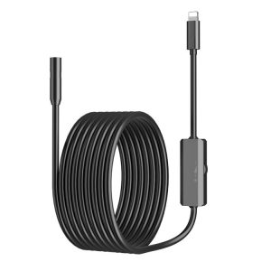 AN112 IP68 8LEDS 8mm Industrial Videoscope for iPhone 8 Pin, Length: 5m Hard Line