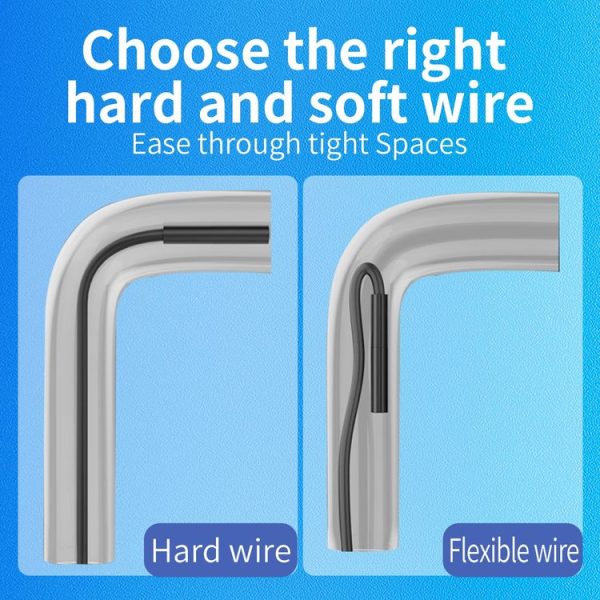 AN112 IP68 8LEDS 8mm Industrial Videoscope for iPhone 8 Pin, Length: 5m Hard Line - Image 5