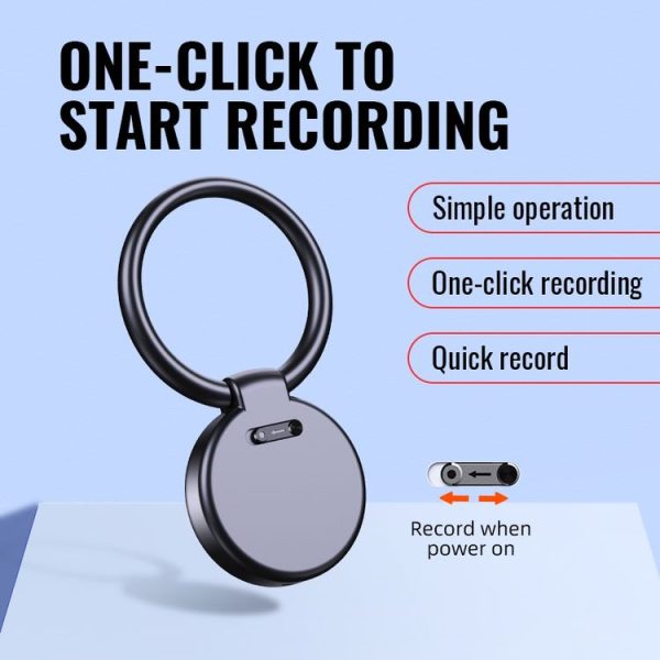 JNN S30 Round HD Noise Canceling Recorder, Capacity: 4GB (Black) - Image 7