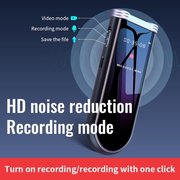 JNN V20 1080P HD Video Motion Detection Recorder, Capacity: 128G (Silver Black) - Image 6