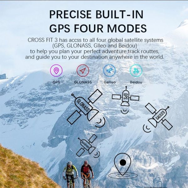 NORTH EDGE CROSS FIT3 Fashion Bluetooth Sports Smart Watch Supports Multiple Sports Modes, Sleep Monitoring, Heart Rate Monitoring (Black) - Image 5