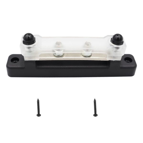 CP-3116-02 150A 12-48V RV Yacht Single-row 2-way Busbar (Black) - Image 6