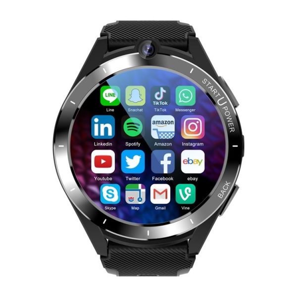 Z40 1.6 inch TFT Screen 4G LTE Android Dual Camera Smart Watch, Support Blood Pressure / Blood Oxygen Monitoring (Black) - Image 2