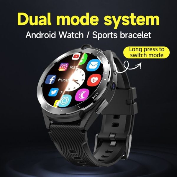 Z40 1.6 inch TFT Screen 4G LTE Android Dual Camera Smart Watch, Support Blood Pressure / Blood Oxygen Monitoring (Black) - Image 5