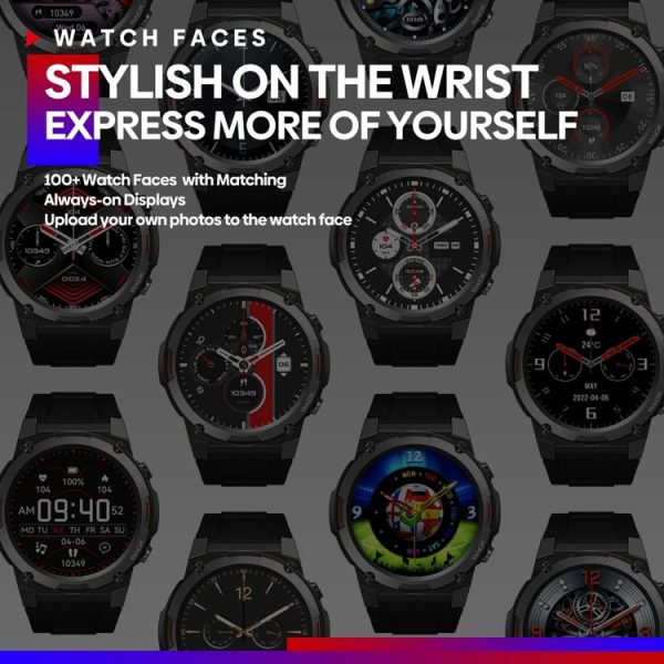 Zeblaze Vibe 7 Pro 1.43 inch Round Screen HD Smart Watch Support Voice Call / Health Monitoring (Black) - Image 9