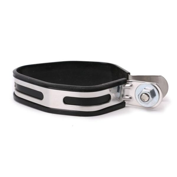 Motorcycle Exhaust Pipe Muffler Carbon Fiber Clamp - Image 2