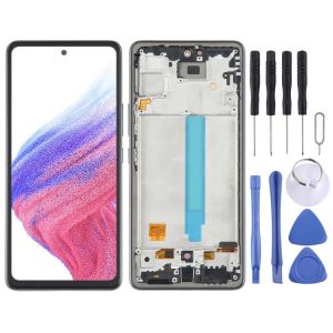 Samsung Galaxy A53 5G SM-A536 6.48 inch OLED LCD Screen Digitizer Full Assembly with Frame (Black)