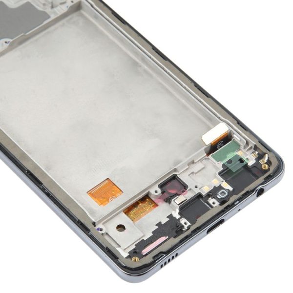 6.36 inch OLED LCD Screen for Samsung Galaxy A72 SM-A725 6.33 inch Digitizer Full Assembly with Frame (Black) - Image 6
