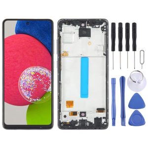 Samsung Galaxy A52s 5G SM-A528 OLED LCD Screen Digitizer Full Assembly with Frame