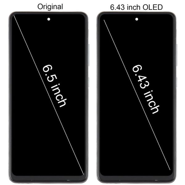 Samsung Galaxy A52s 5G SM-A528 OLED LCD Screen Digitizer Full Assembly with Frame - Image 2