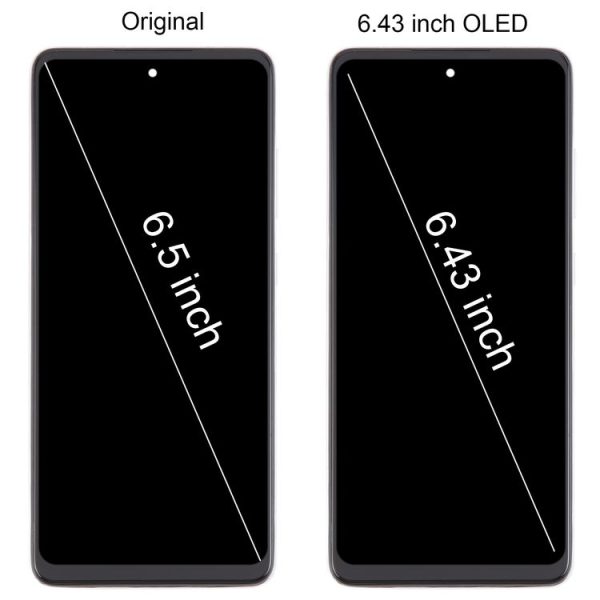 Samsung Galaxy A52 4G SM-A525 6.43 inch OLED LCD Screen Digitizer Full Assembly with Frame (Blue) - Image 2