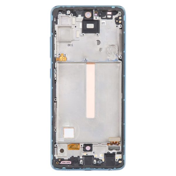 Samsung Galaxy A52 4G SM-A525 6.43 inch OLED LCD Screen Digitizer Full Assembly with Frame (Blue) - Image 4