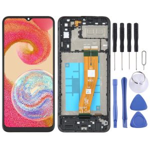 Samsung Galaxy A04E SM-A042 LCD Screen Digitizer Full Assembly with Frame