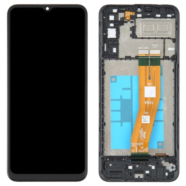 Samsung Galaxy A04E SM-A042 LCD Screen Digitizer Full Assembly with Frame - Image 2