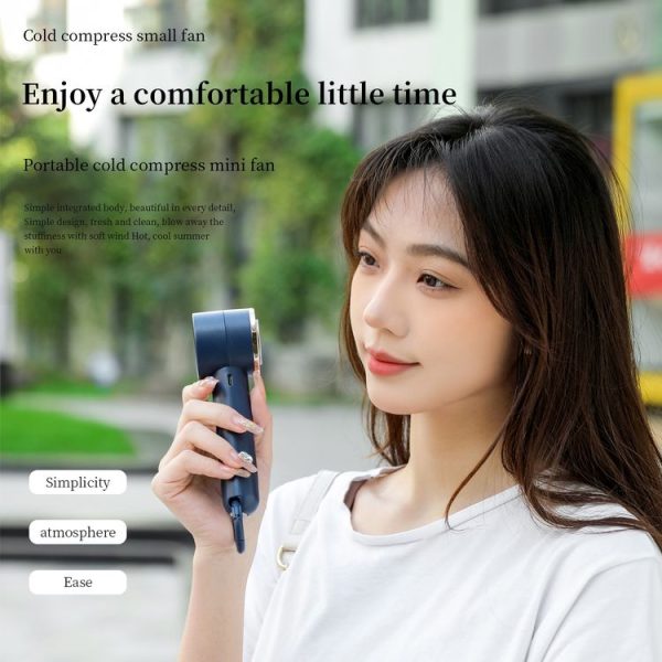 U16 Portable Handheld Cooling Electric Fan (White) - Image 3