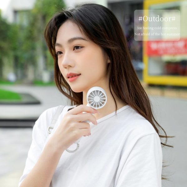 U16 Portable Handheld Cooling Electric Fan (White) - Image 9