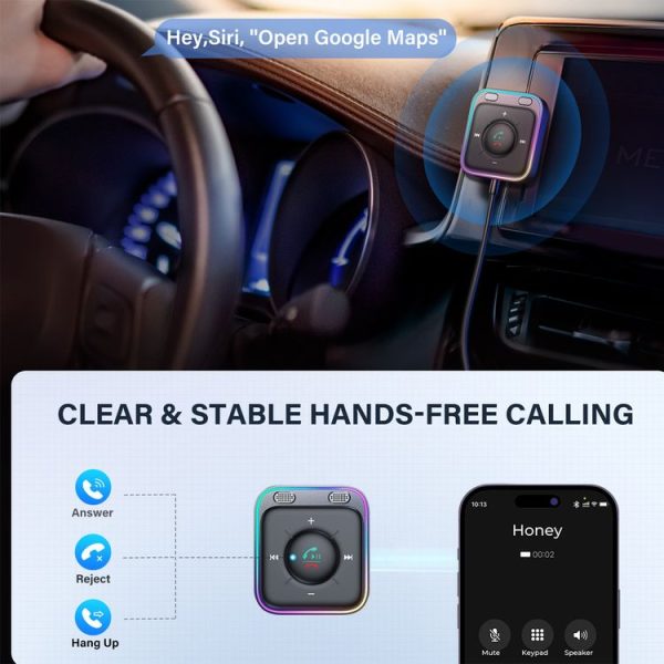 JOYROOM JR-CB3 Bluetooth 5.3 Car Wireless Receiver (Black) - Image 7