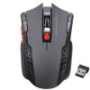 6-keys 2.4G 1600DPI Three-speed Adjustable Wireless Office Mouse (Silver Grey)