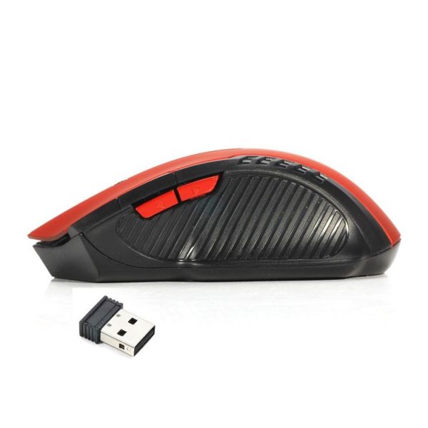 6-keys 2.4G 1600DPI Three-speed Adjustable Wireless Office Mouse (Silver Grey) - Image 2