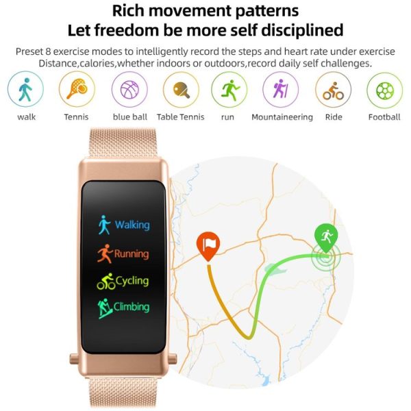 K30 0.96 inch Silicone Band Earphone Detachable Life Waterproof Smart Watch Support Bluetooth Call (Black Silver) - Image 11