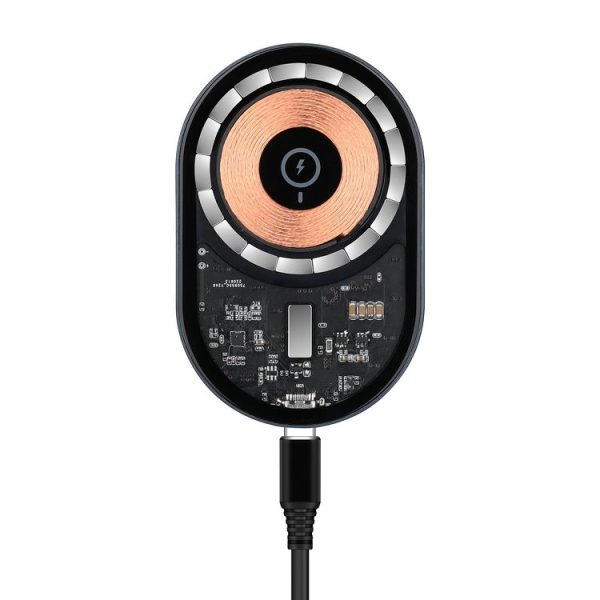 X9F Transparent Magnetic Air Vent Wireless Car Charger - Image 2