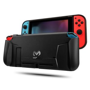 Nintendo Switch TPU Protective Shell Integrated NS Protective Sleeve Can Be Placed On The Base (Black)