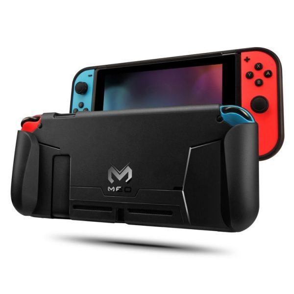 Nintendo Switch TPU Protective Shell Integrated NS Protective Sleeve Can Be Placed On The Base (Black)