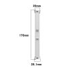 Xiaomi Redmi Watch 3 / Mi Watch Lite 3 One-bead Steel Metal Watch Band (Silver) - Image 5