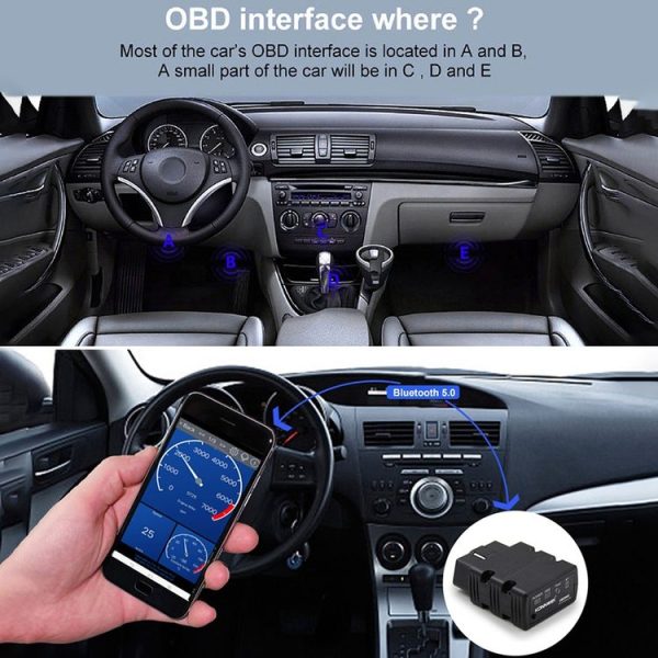 KONNWEI KW902 Bluetooth 5.0 OBD2 Car Fault Diagnostic Scan Tools Support IOS / Android (Green) - Image 5