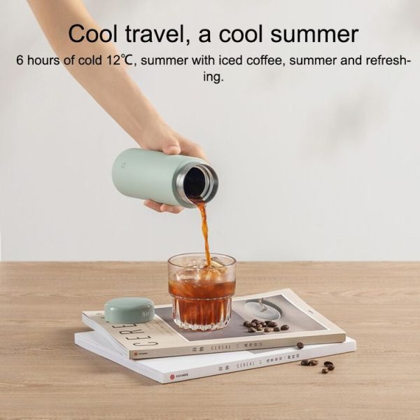 Original Xiaomi Mijia Thermos Cup Pocket Edition 350mL (White) - Image 4