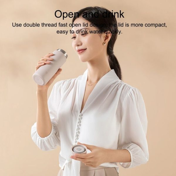 Original Xiaomi Mijia Thermos Cup Pocket Edition 350mL (White) - Image 6
