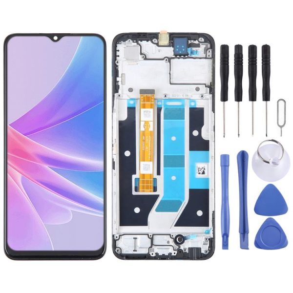 OPPO A78 5G CPH2483 CPH2495 OEM LCD Screen Digitizer Full Assembly With Frame