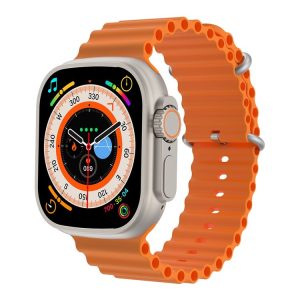 S800 Ultra Max 1.96 inch TFT Screen Smart Watch, Support Heart Rate / Blood Pressure Monitoring (Orange)