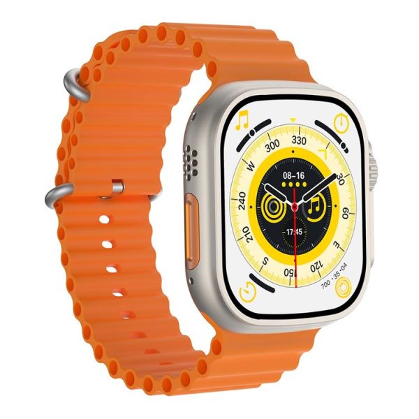 S800 Ultra Max 1.96 inch TFT Screen Smart Watch, Support Heart Rate / Blood Pressure Monitoring (Orange) - Image 2