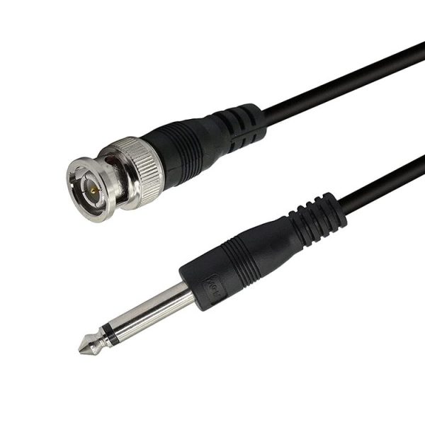 BNC Male To 6.35mm Plug Connection Cable, Length: 2m