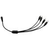 0.37m 4 in 1 DC Female to DC Male Power Connection Extension Cable - Image 2