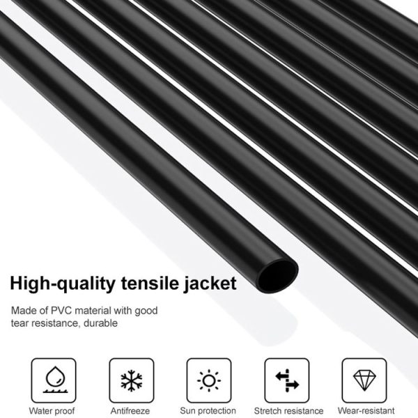 0.37m 4 in 1 DC Female to DC Male Power Connection Extension Cable - Image 3