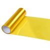 2pcs Car Headlight Protective Film Tail Light Film Motorcycle Fog Light Film, Size: 30 x 100cm (Gold)